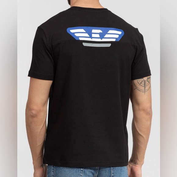 NWT - Emporio Armani EA7 Men’s Big Eagle Logo T Shirt - Size XL - Picture 3 of 9